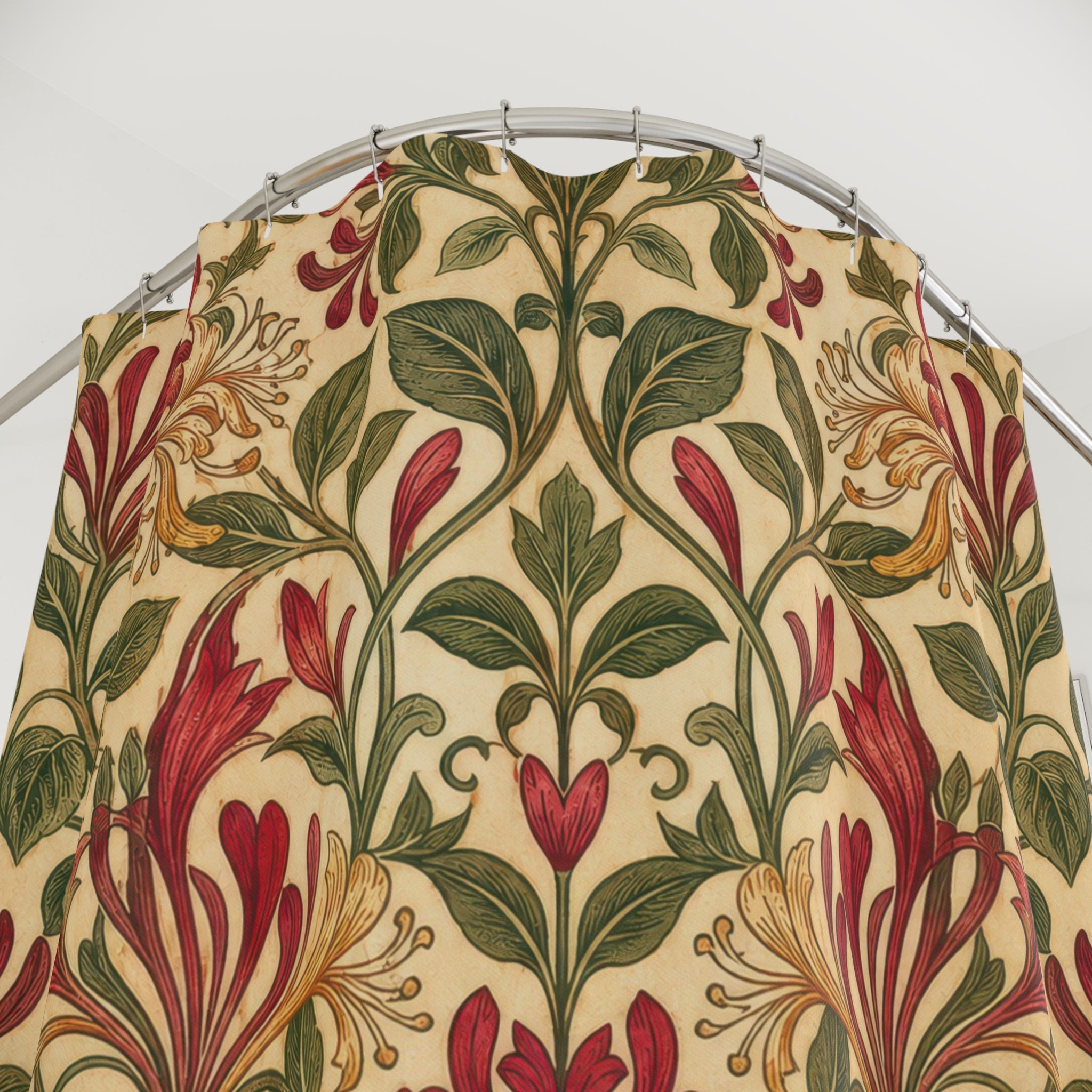 William Morris Honeysuckle Shower Curtain