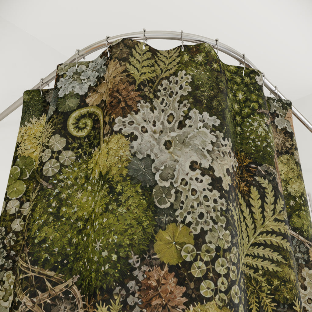 Moss Forest Floor Shower Curtain
