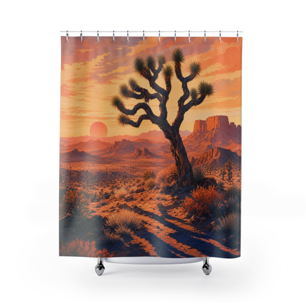 Joshua Tree Sunrise Shower Curtain