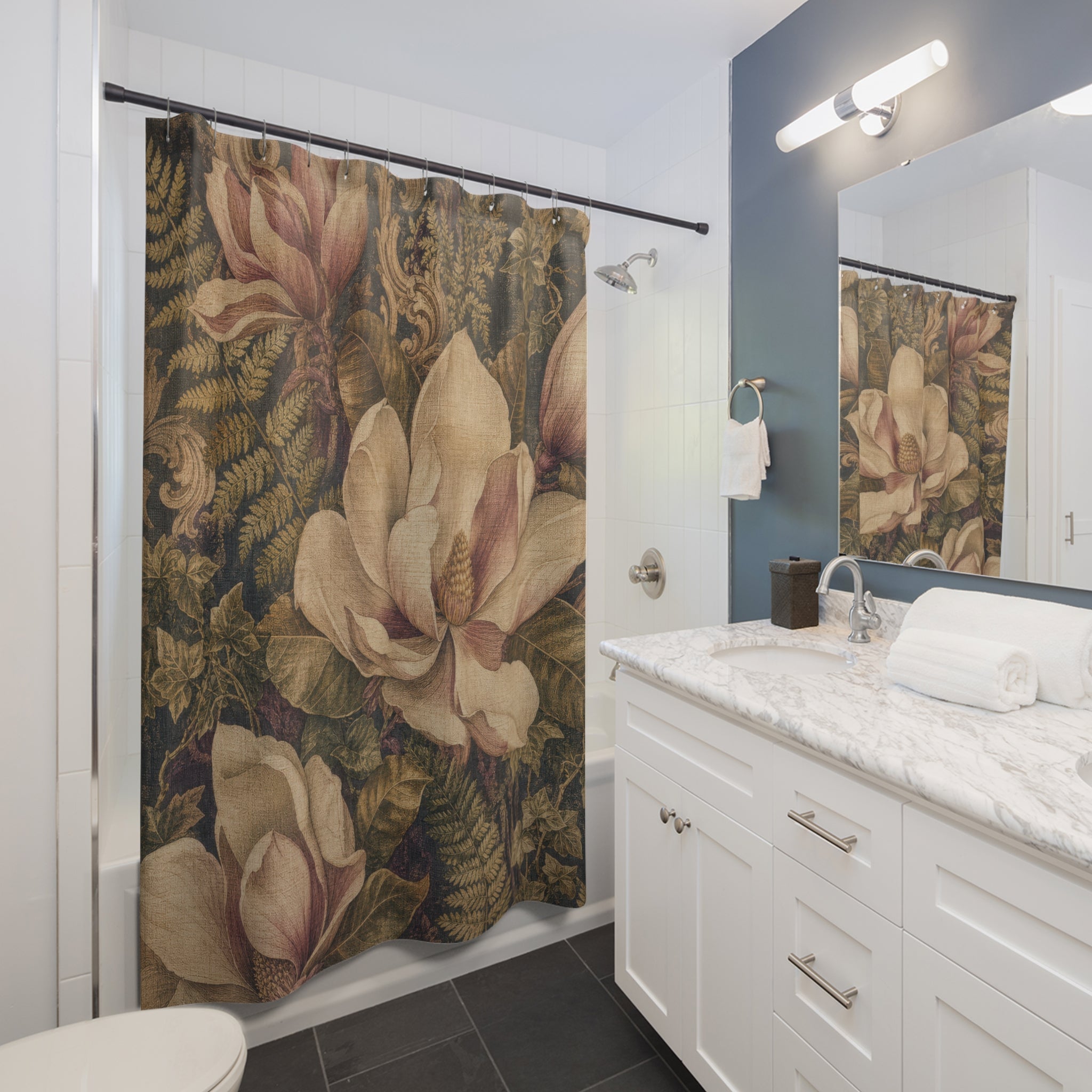 Magnolia Tapestry Shower Curtain