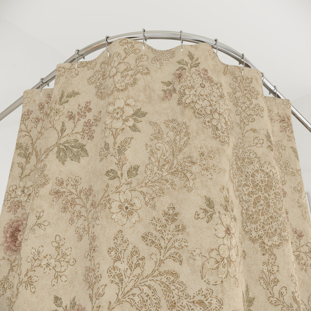 Vintage Damask Shower Curtain