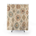 Southwestern Sun Geometric Shower Curtain