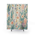 Mermaid Ocean Coastal Shower Curtain