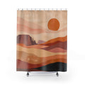 Terracotta Desert Sunset Shower Curtain