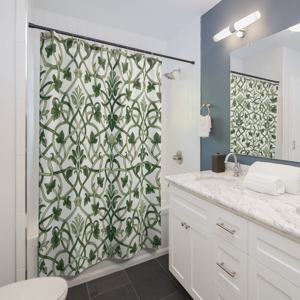 Garden Trellis Vine Shower Curtain