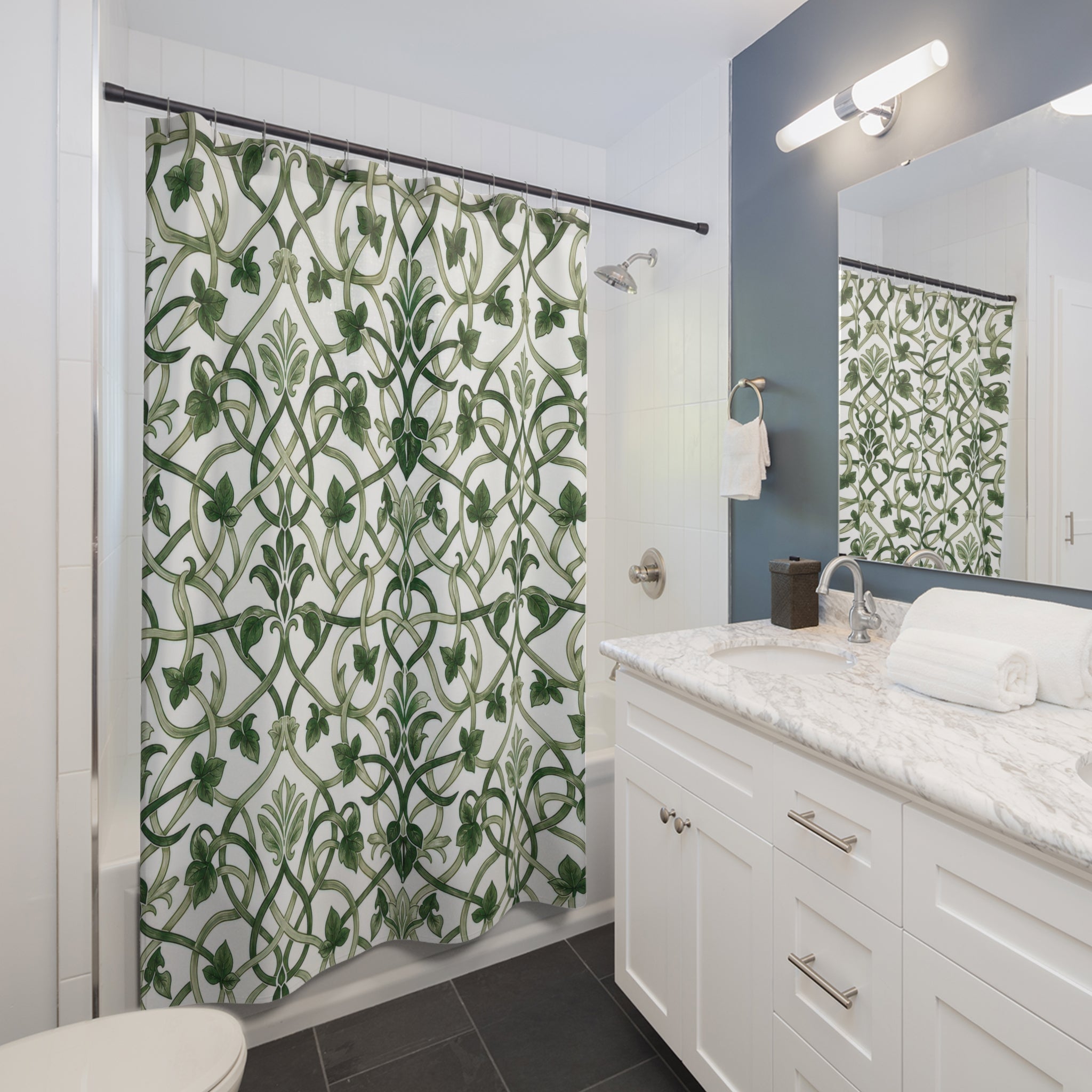 Garden Trellis Vine Shower Curtain
