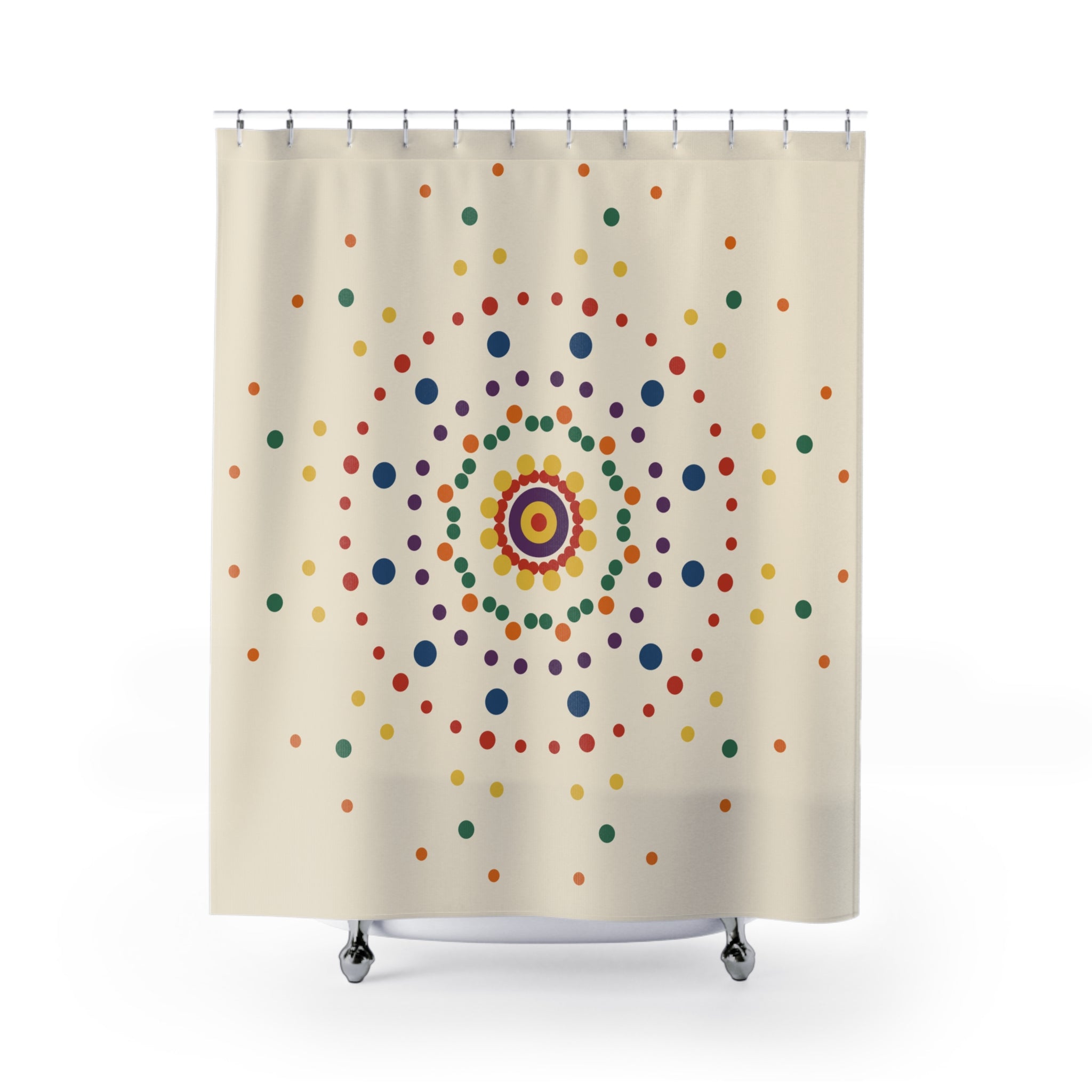 Kaleidoscope Shower Curtain: Mandala Geometry