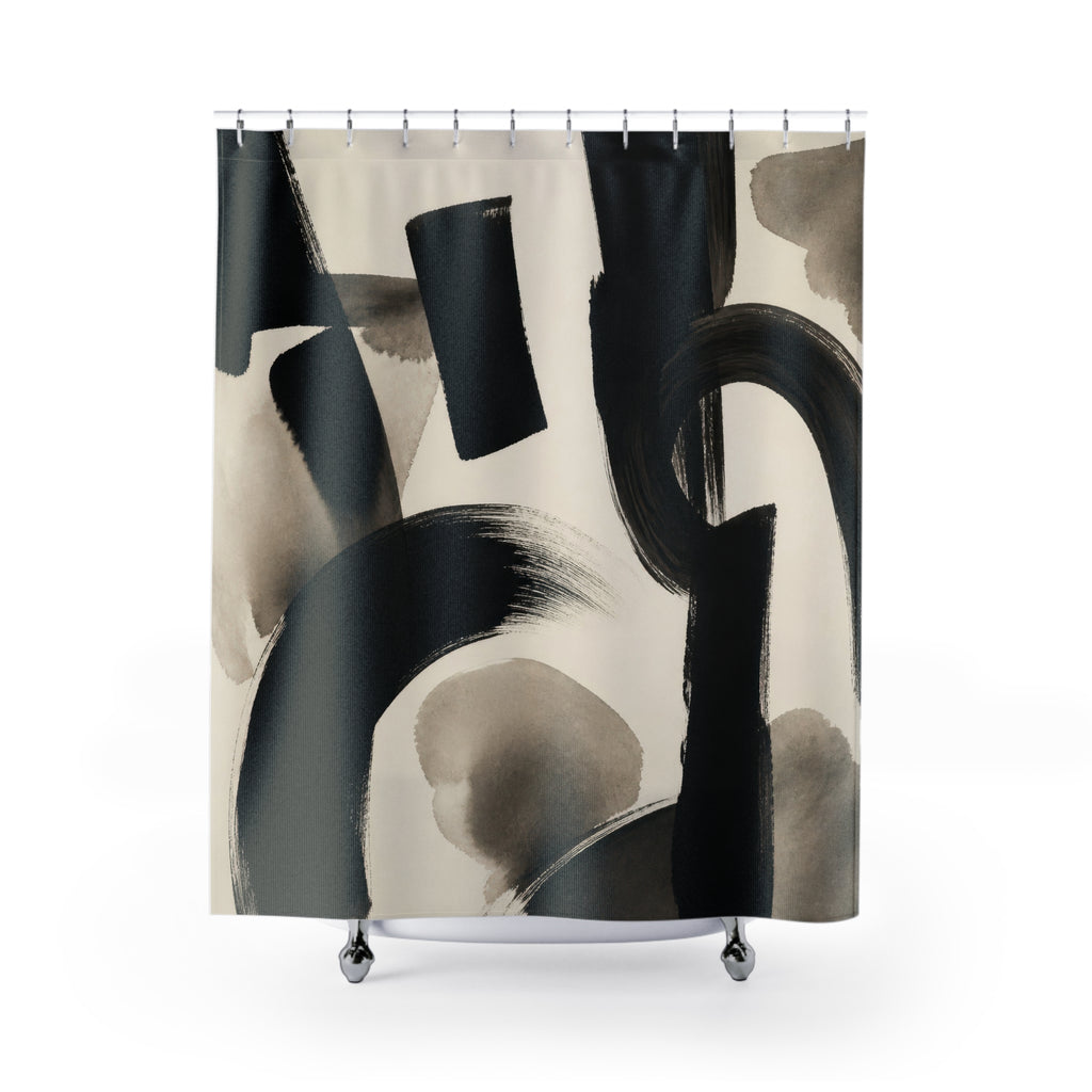 Ink Art Shower Curtain