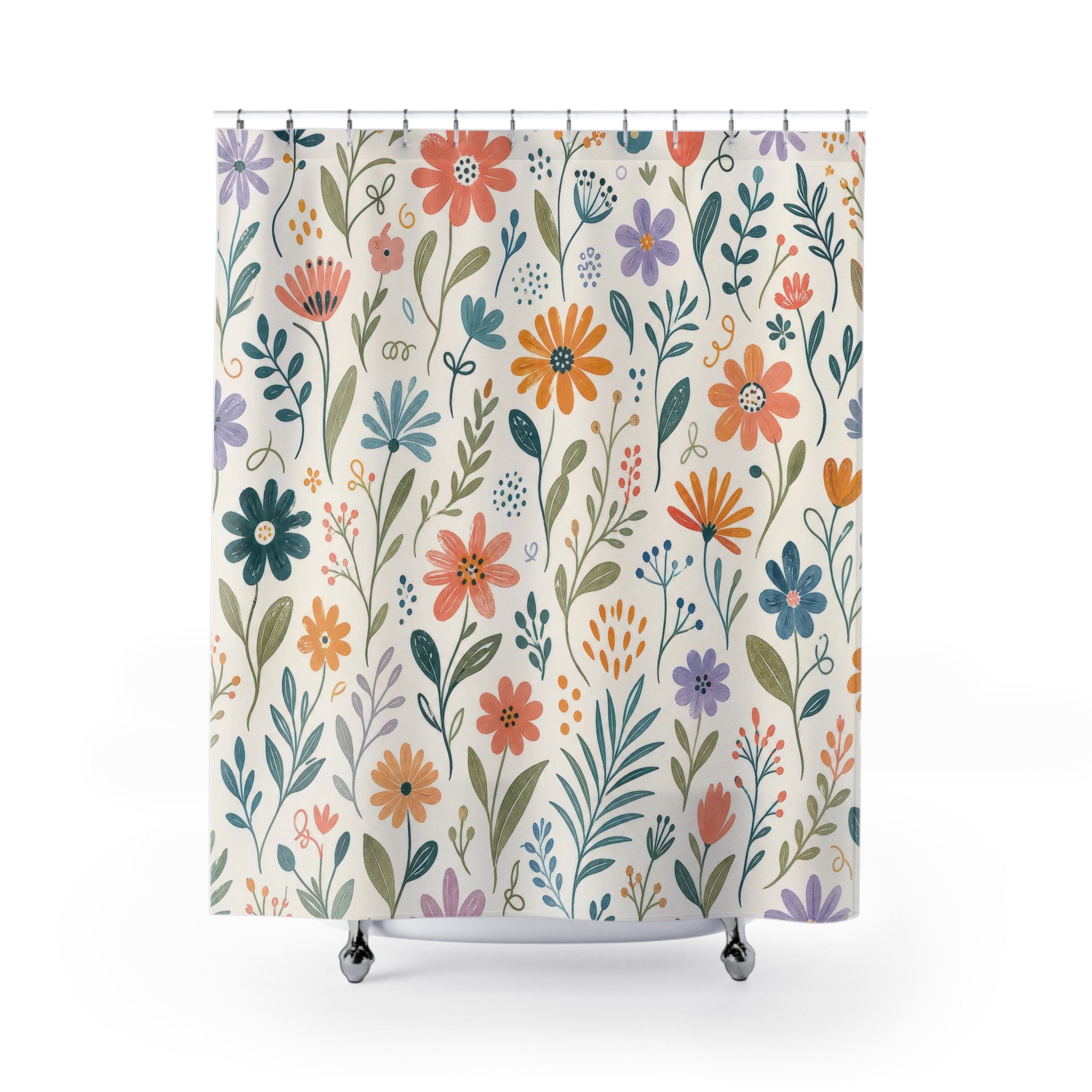 Colorful Meadow Shower Curtain