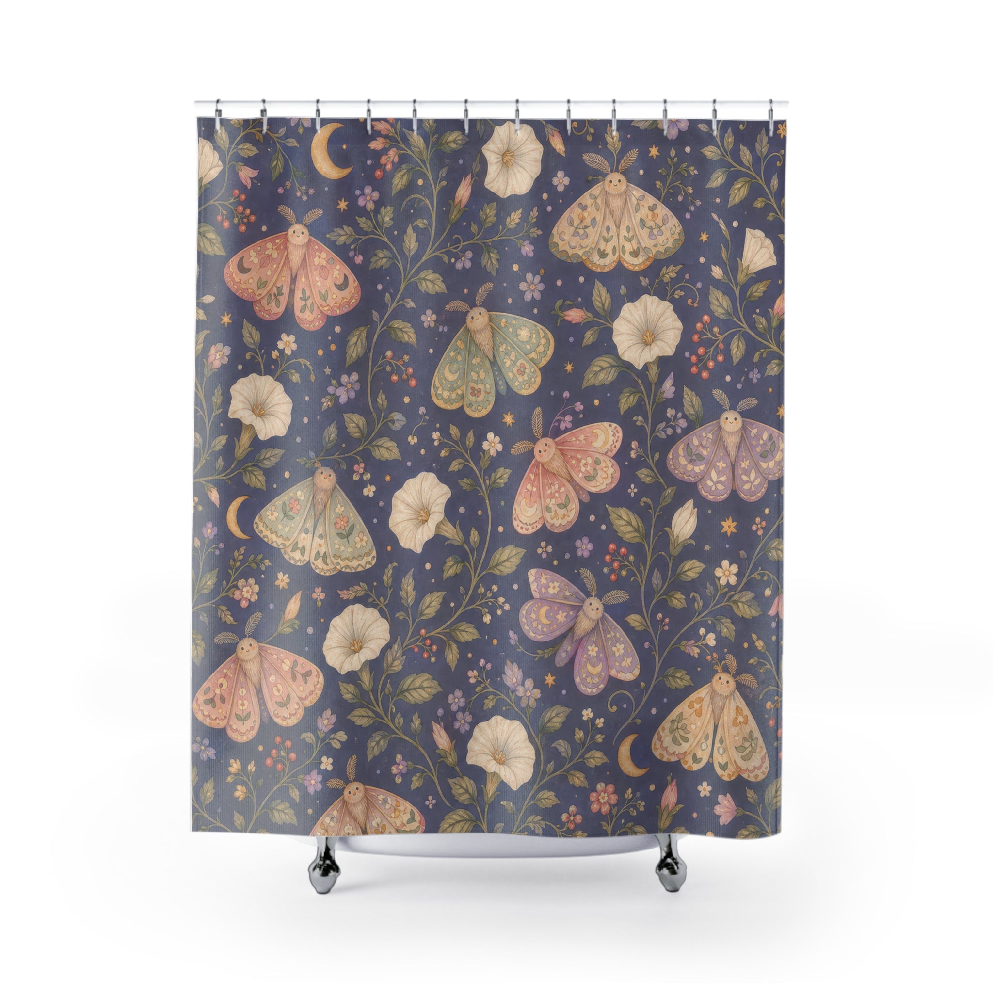 Dark Cottagecore Shower Curtain