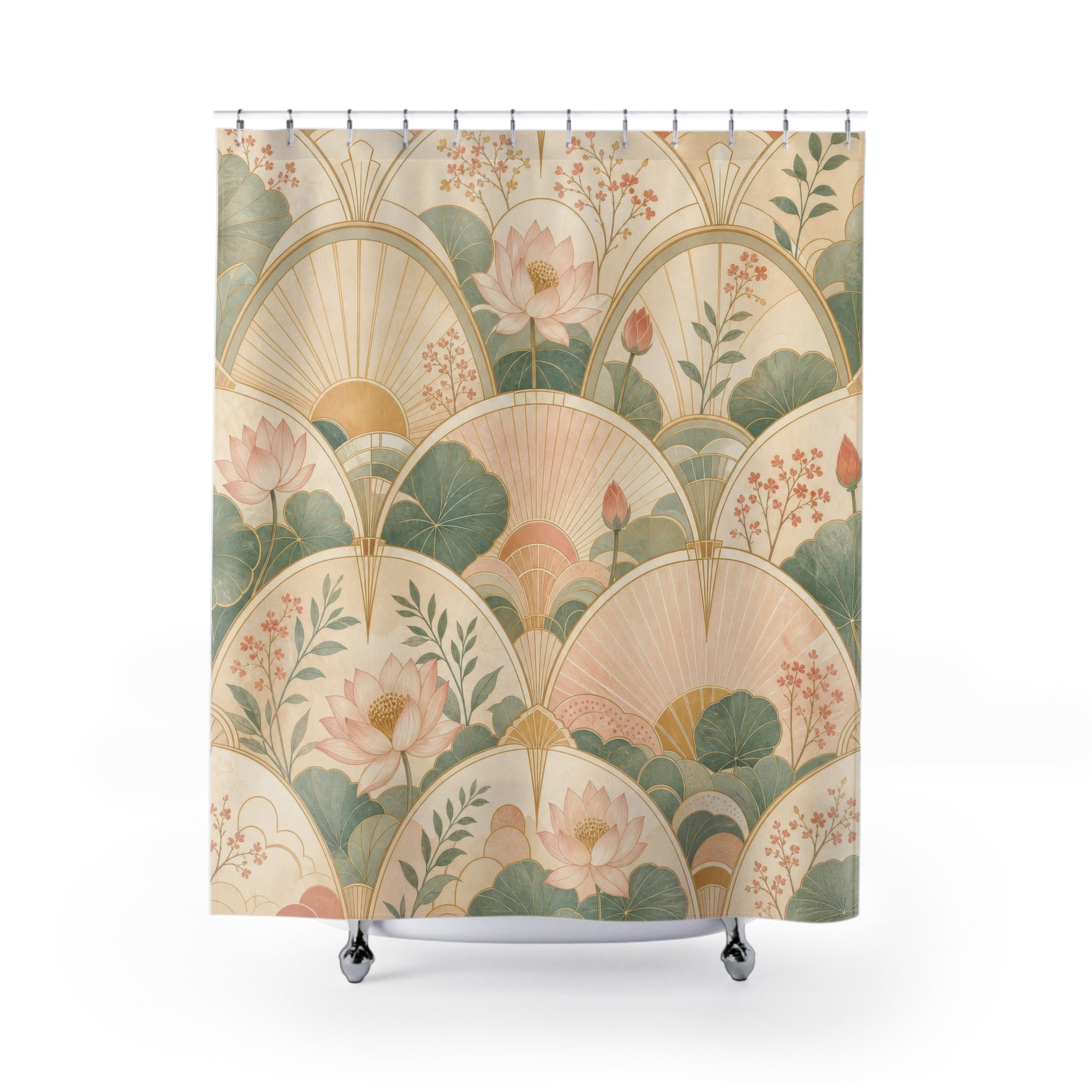 Unique Art Deco Shower Curtain