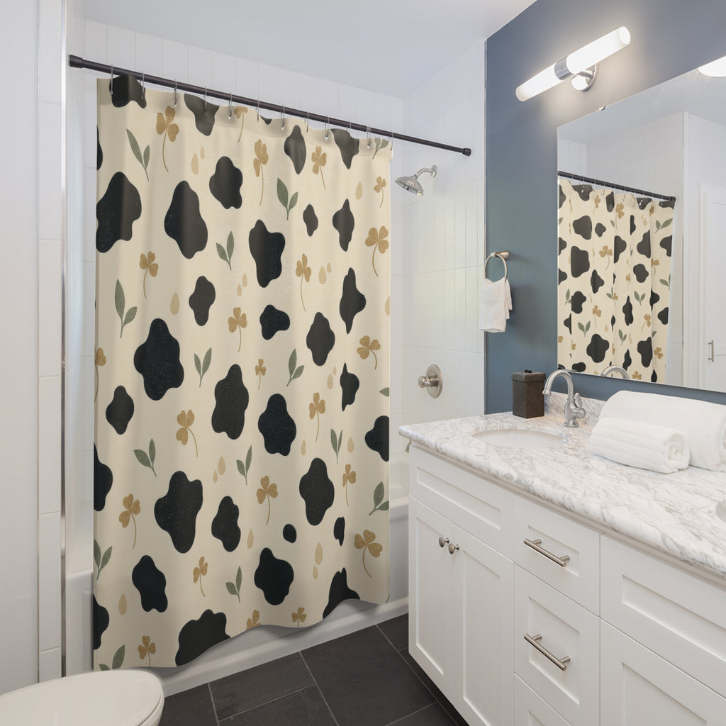 Cow Print Shower Curtain