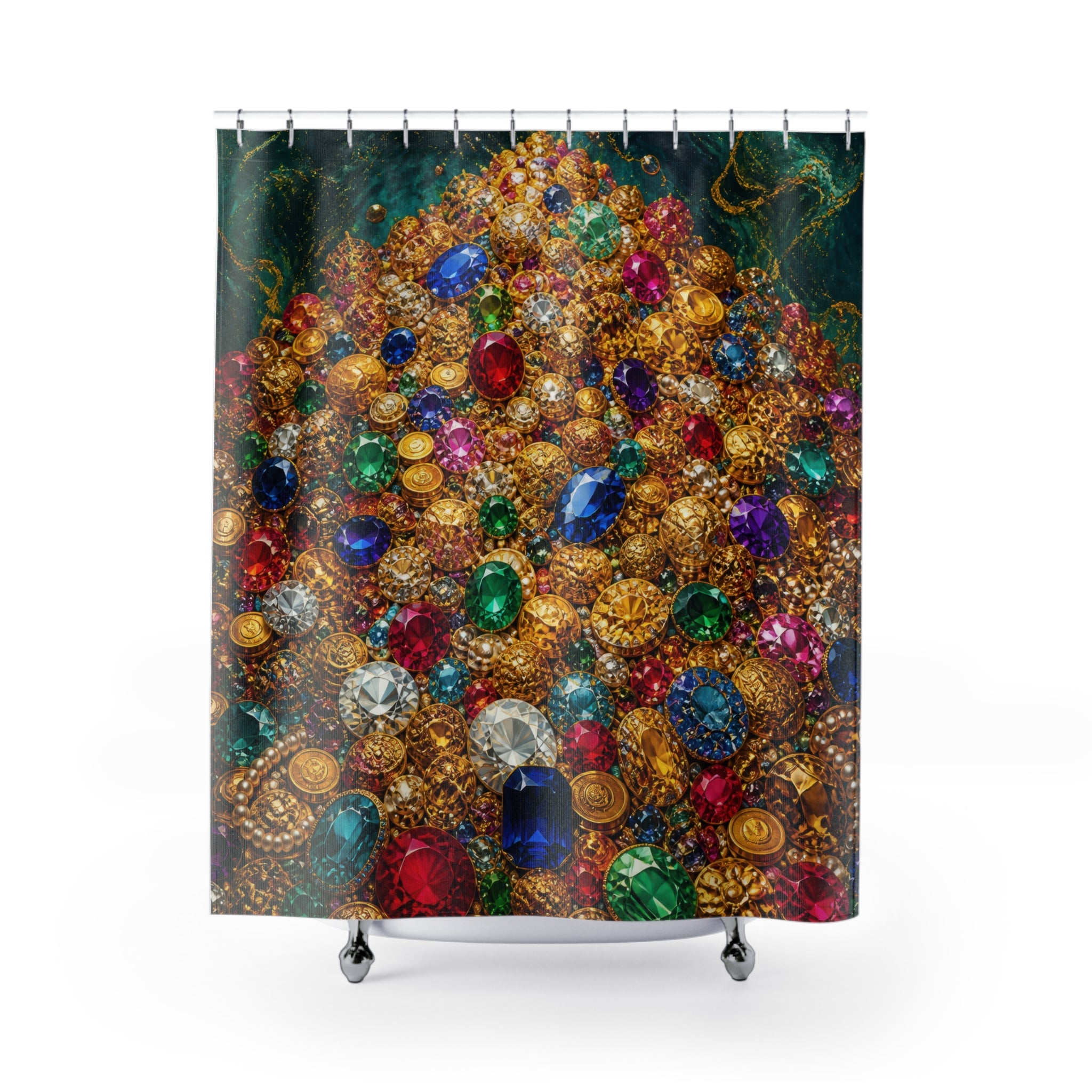 Unique Treasure Shower Curtain