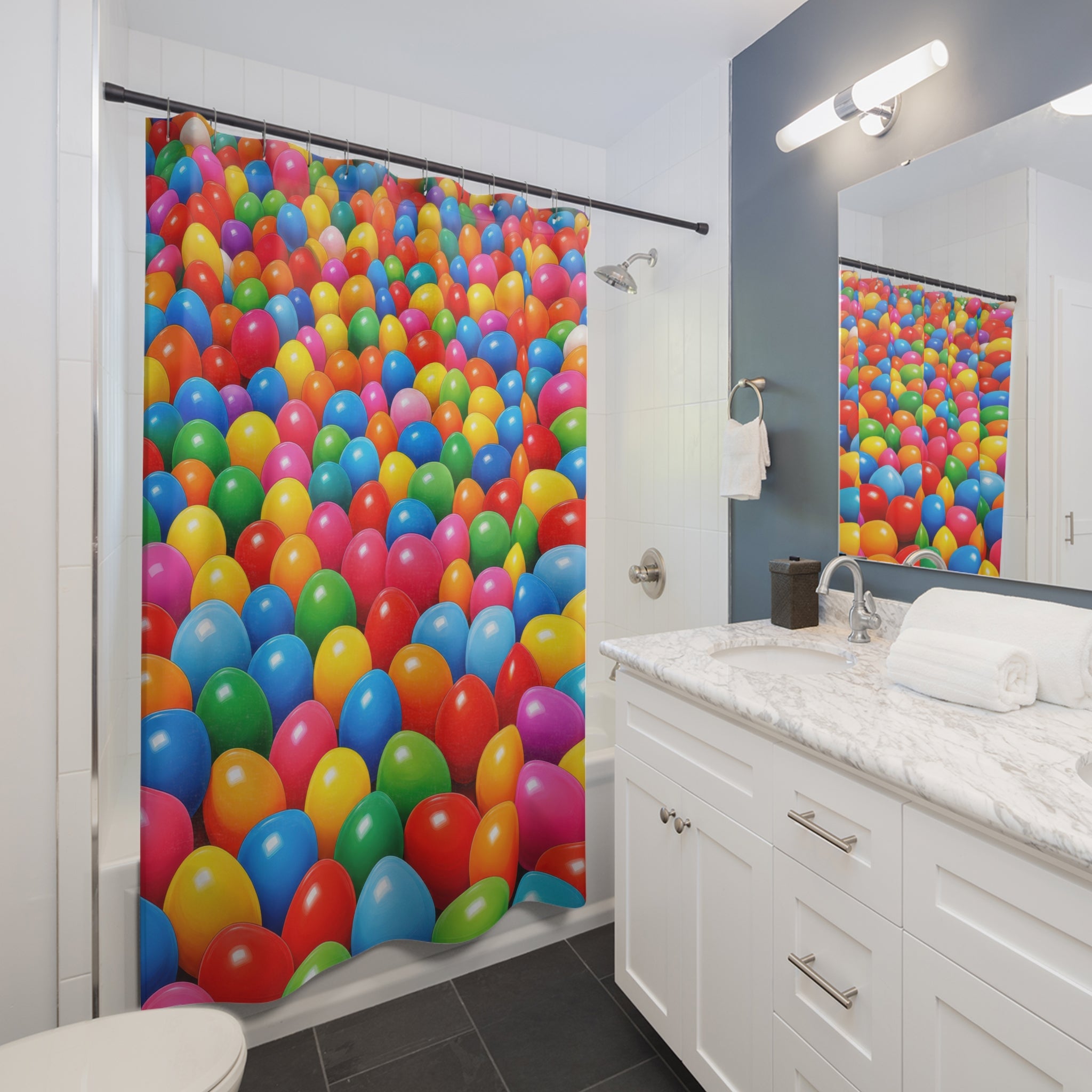 Unique Colorful Shower Curtain