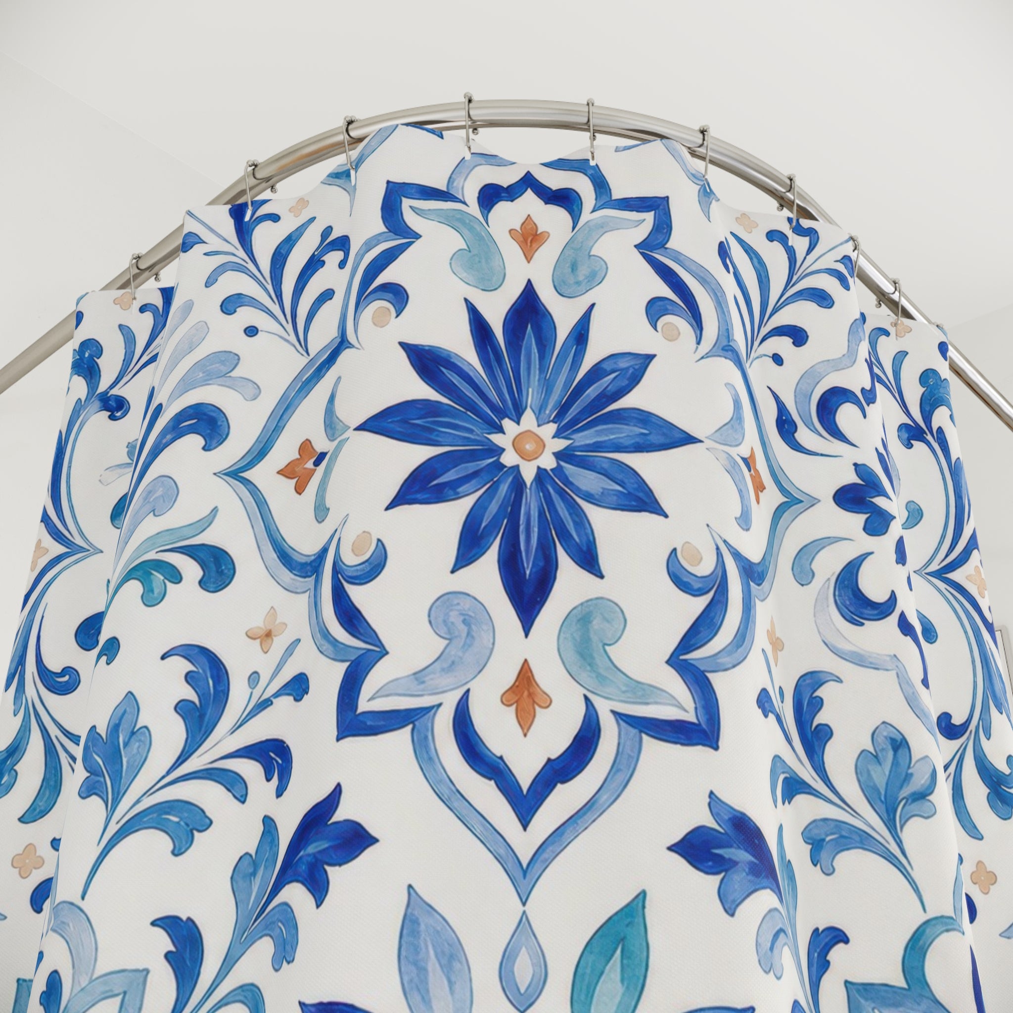 Moroccan Floral Shower Curtain