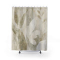 Leaf Green Botanical Shower Curtain
