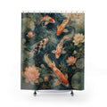 Koi Fish Shower Curtain: Japanese Lotus Pond