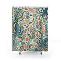 Octopus Ocean Coastal Shower Curtain
