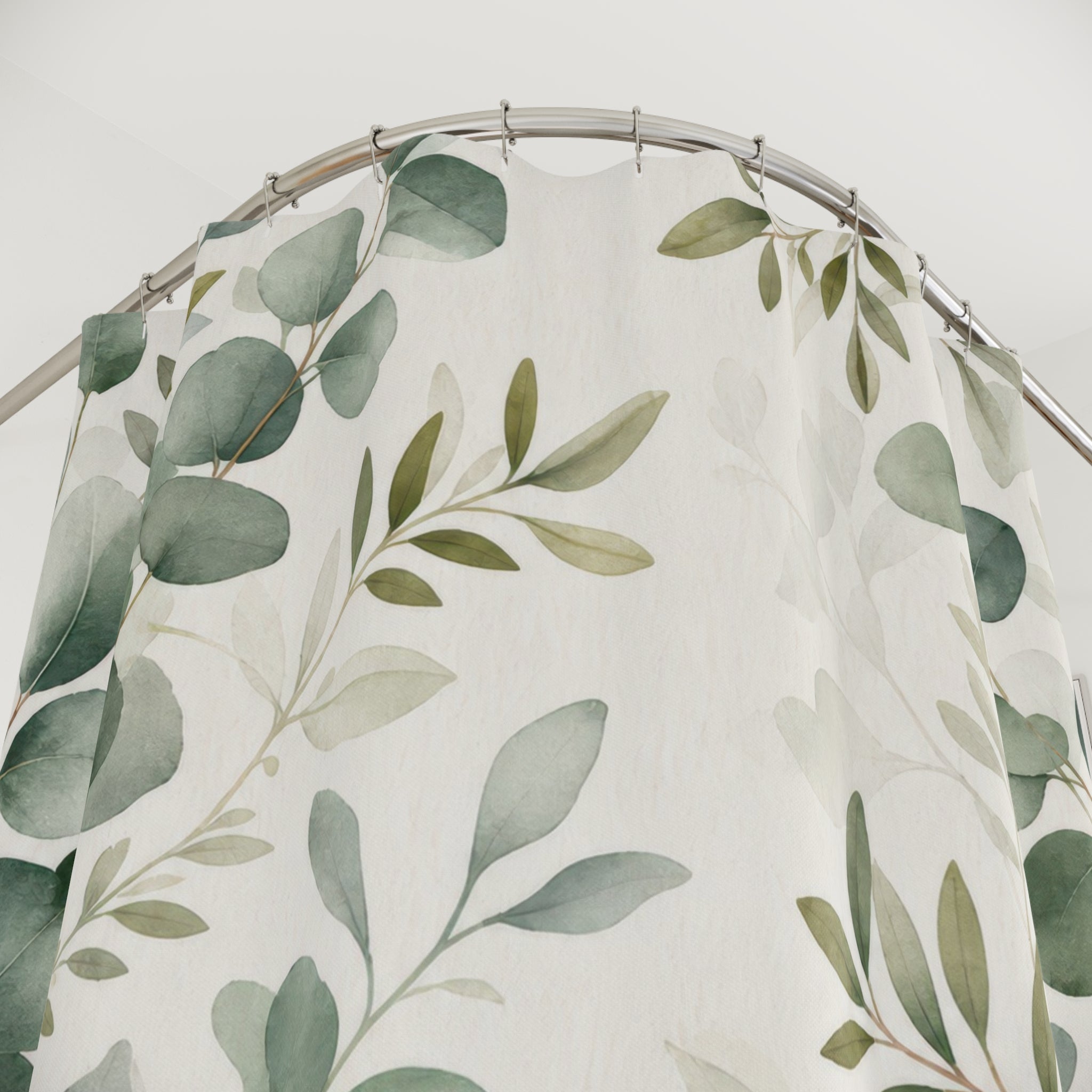 Green Eucalyptus Shower Curtain