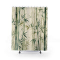 Green Botanical Stalk Shower Curtain