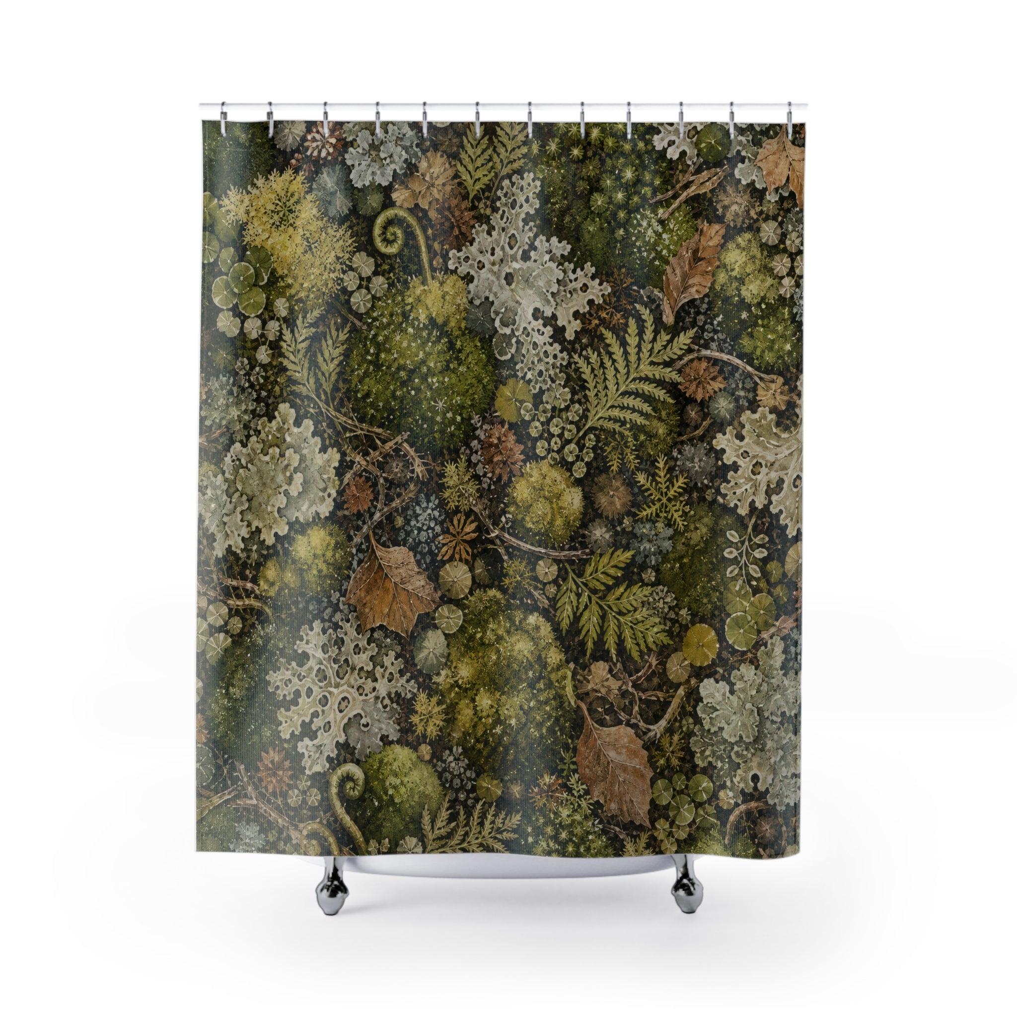 Moss Forest Floor Shower Curtain