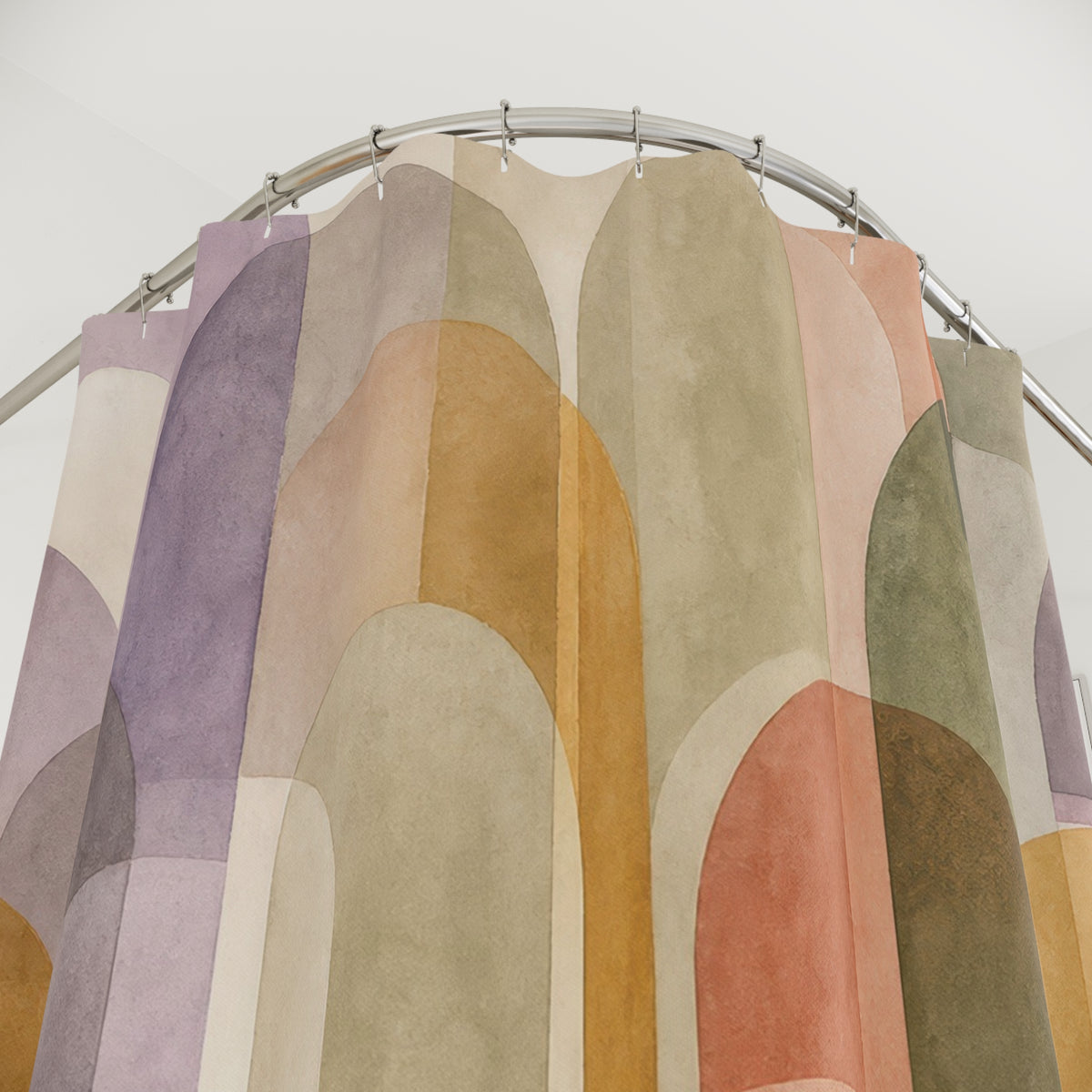 Pastel Abstract Shower Curtain