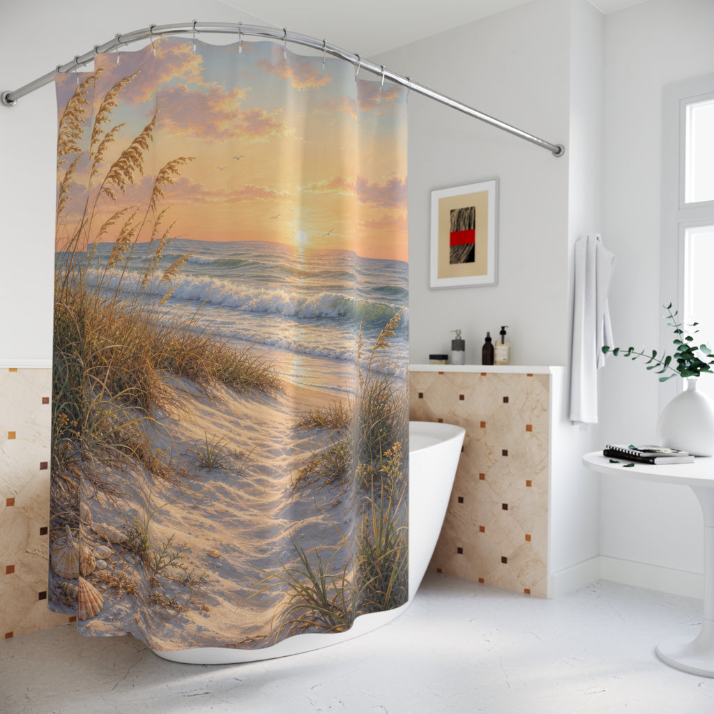 Coastal Dunes Sea Oats Shower Curtain