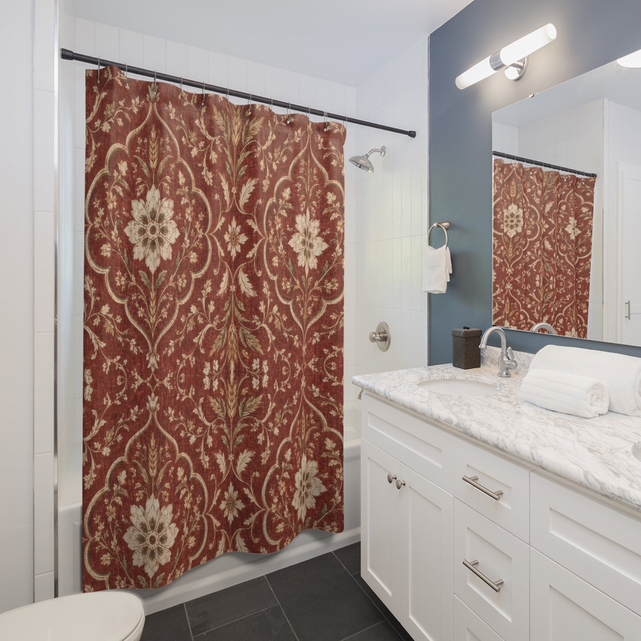 Barn Red Shower Curtain