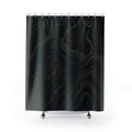 Black and Gold Shower Curtain