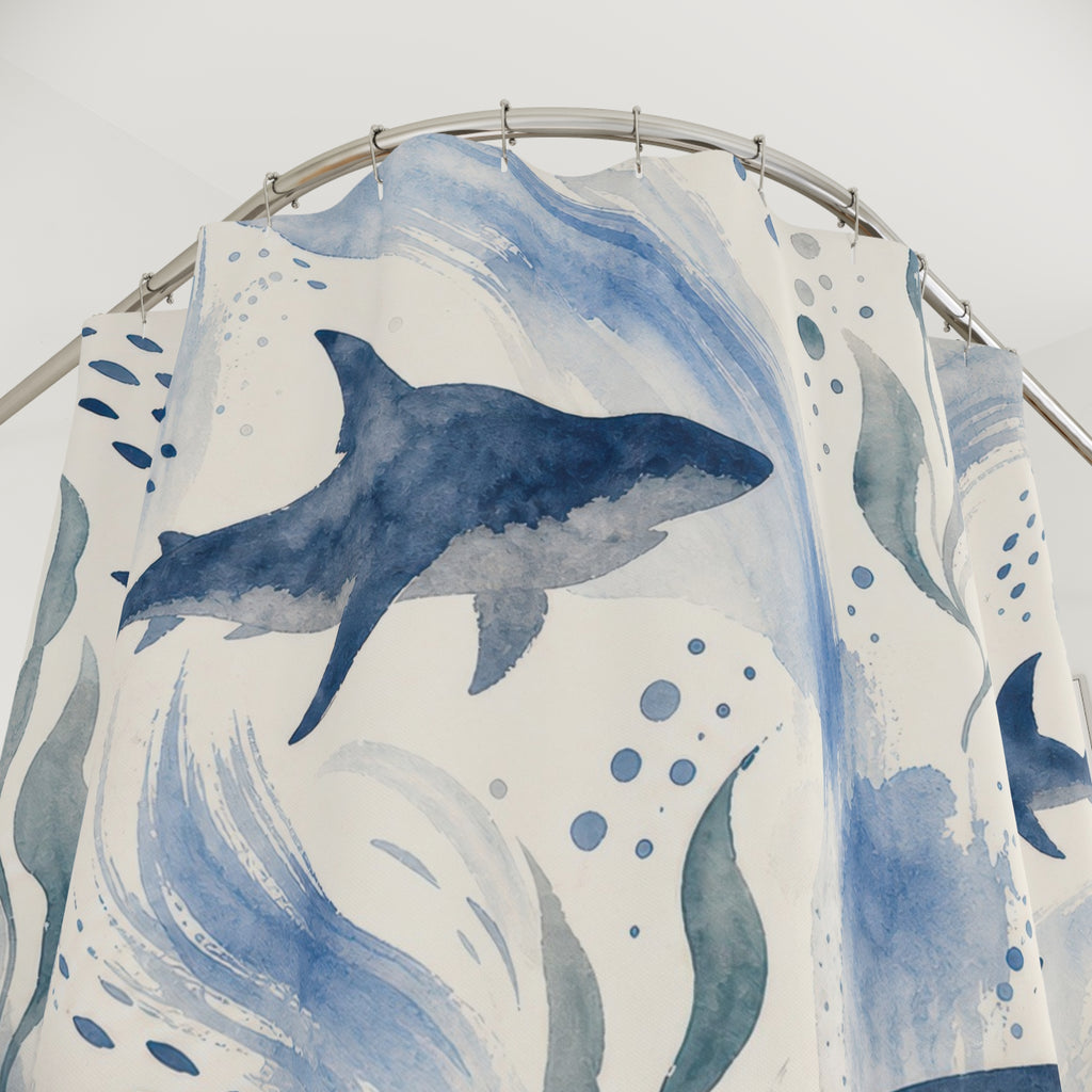 Shark Ocean Shower Curtain