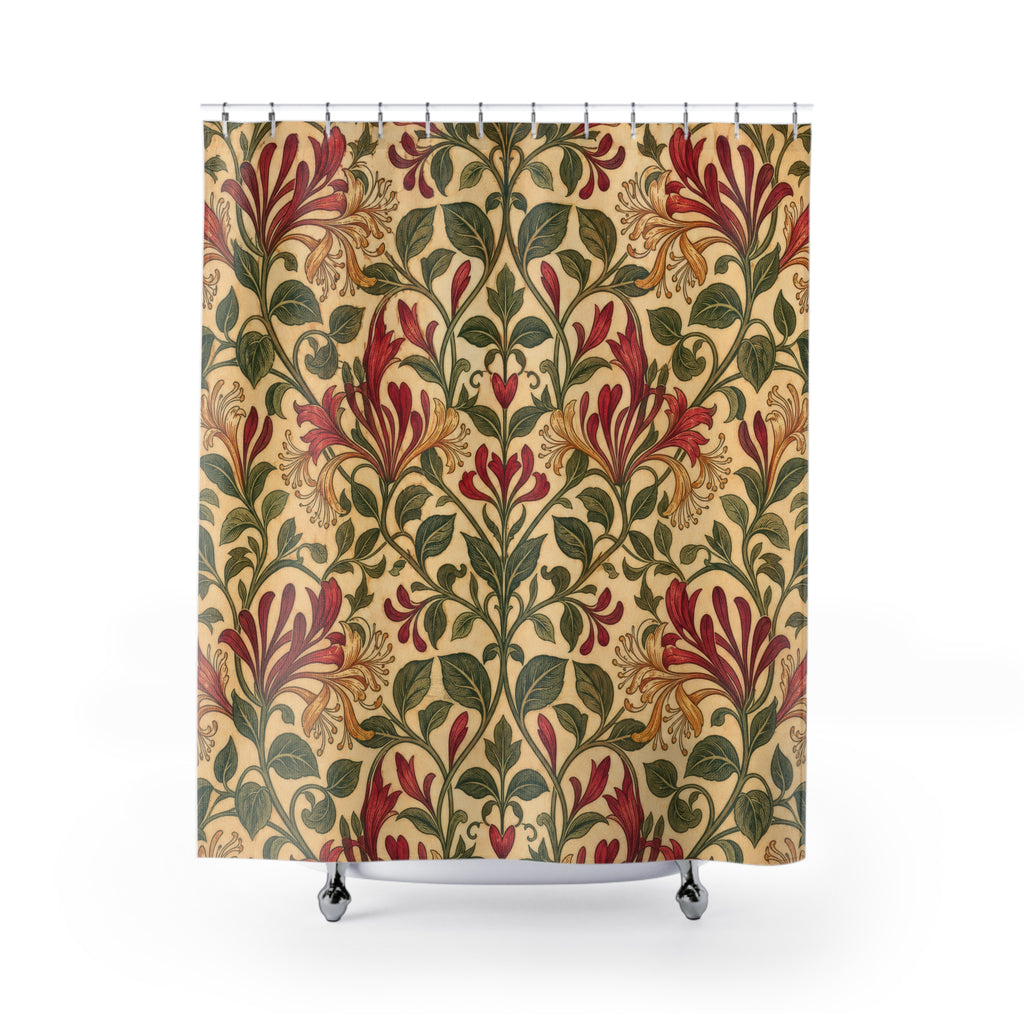 William Morris Honeysuckle Shower Curtain