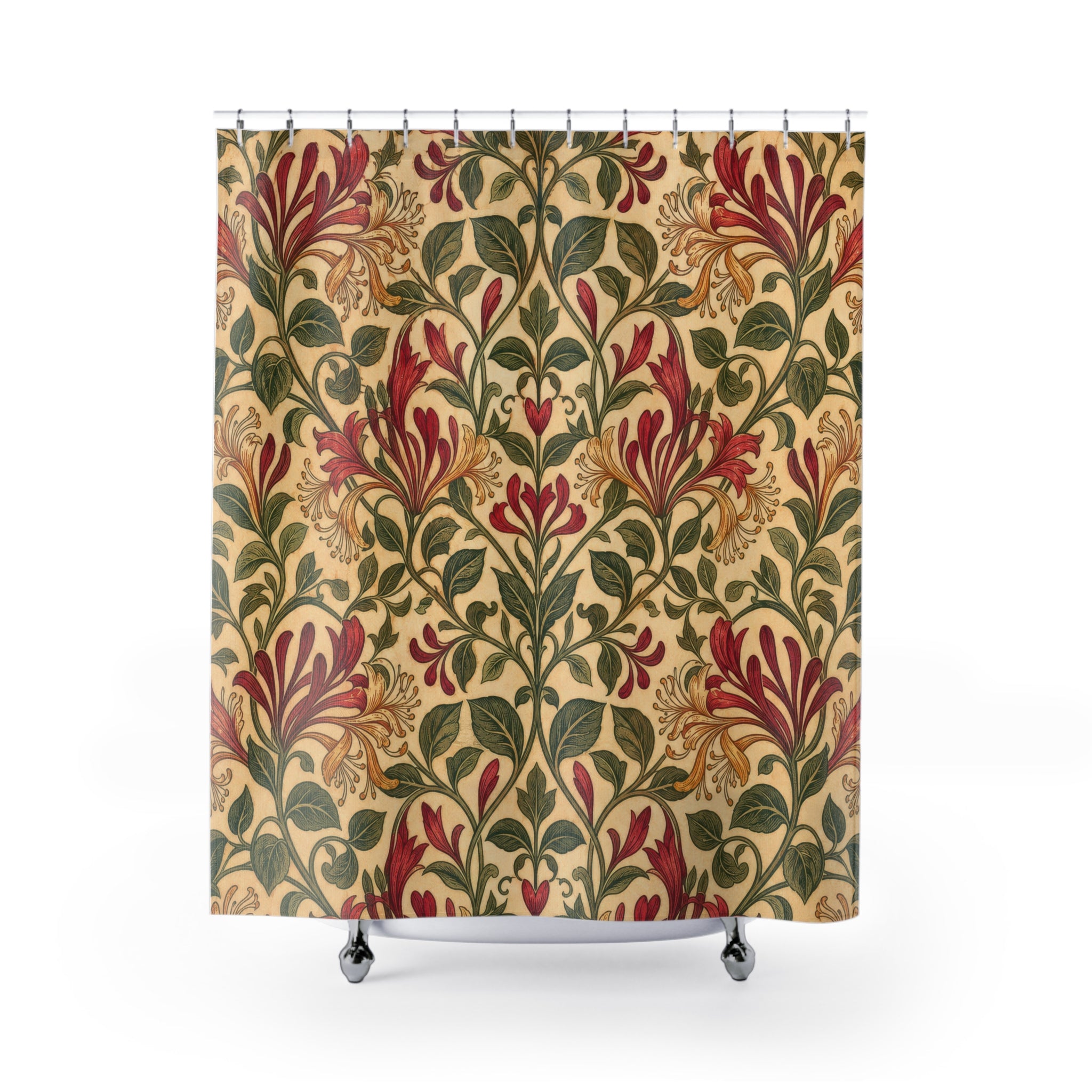 William Morris Honeysuckle Shower Curtain