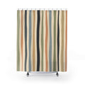 Wavy Vertical Stripe Shower Curtain