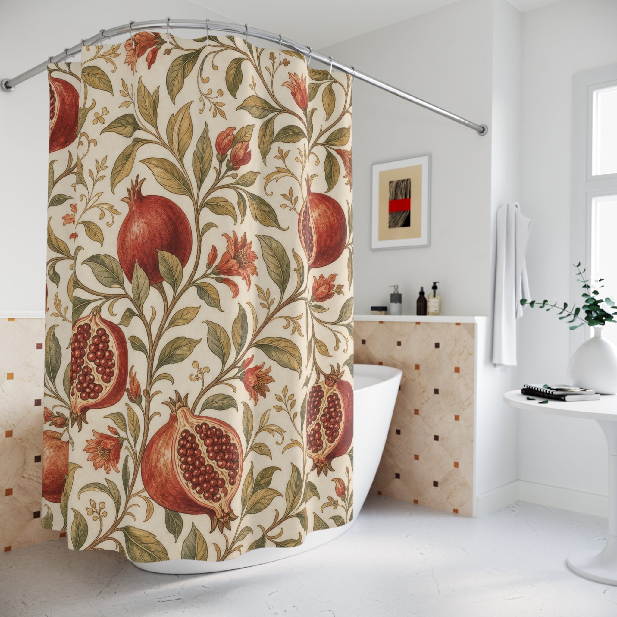 Pomegranate Shower Curtain