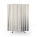 Ombre Grey Pinstripe Shower Curtain