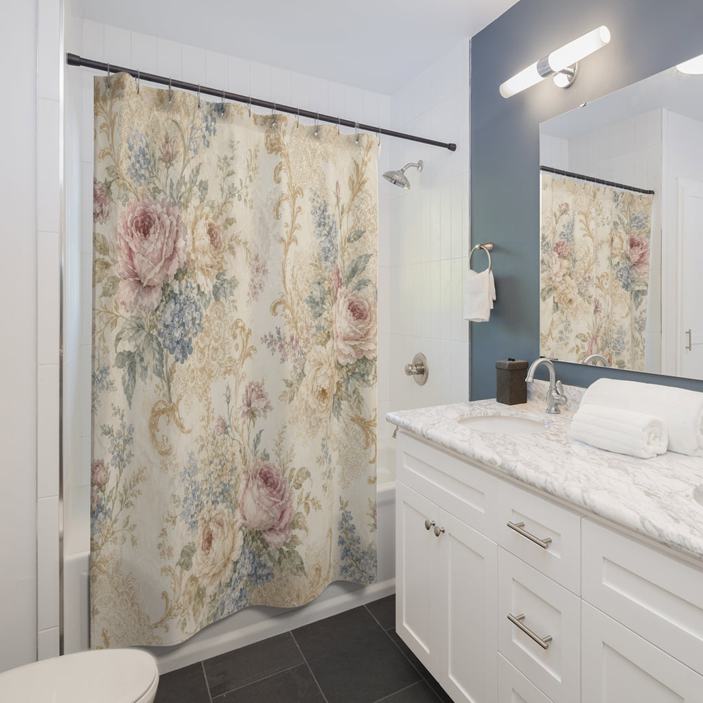 Painterly Edwardian Shower Curtain