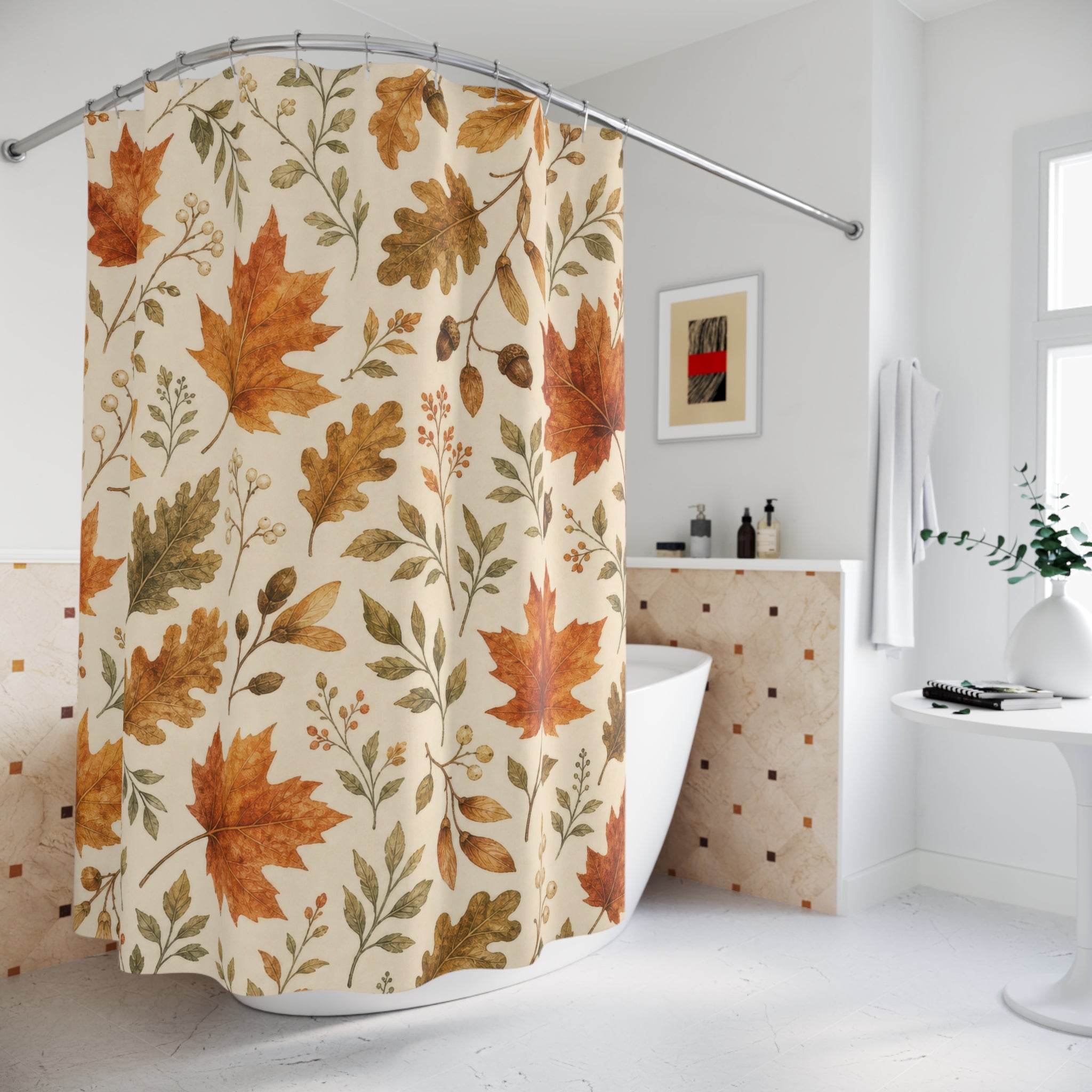 Fall Leaves Autumn Shower Curtain