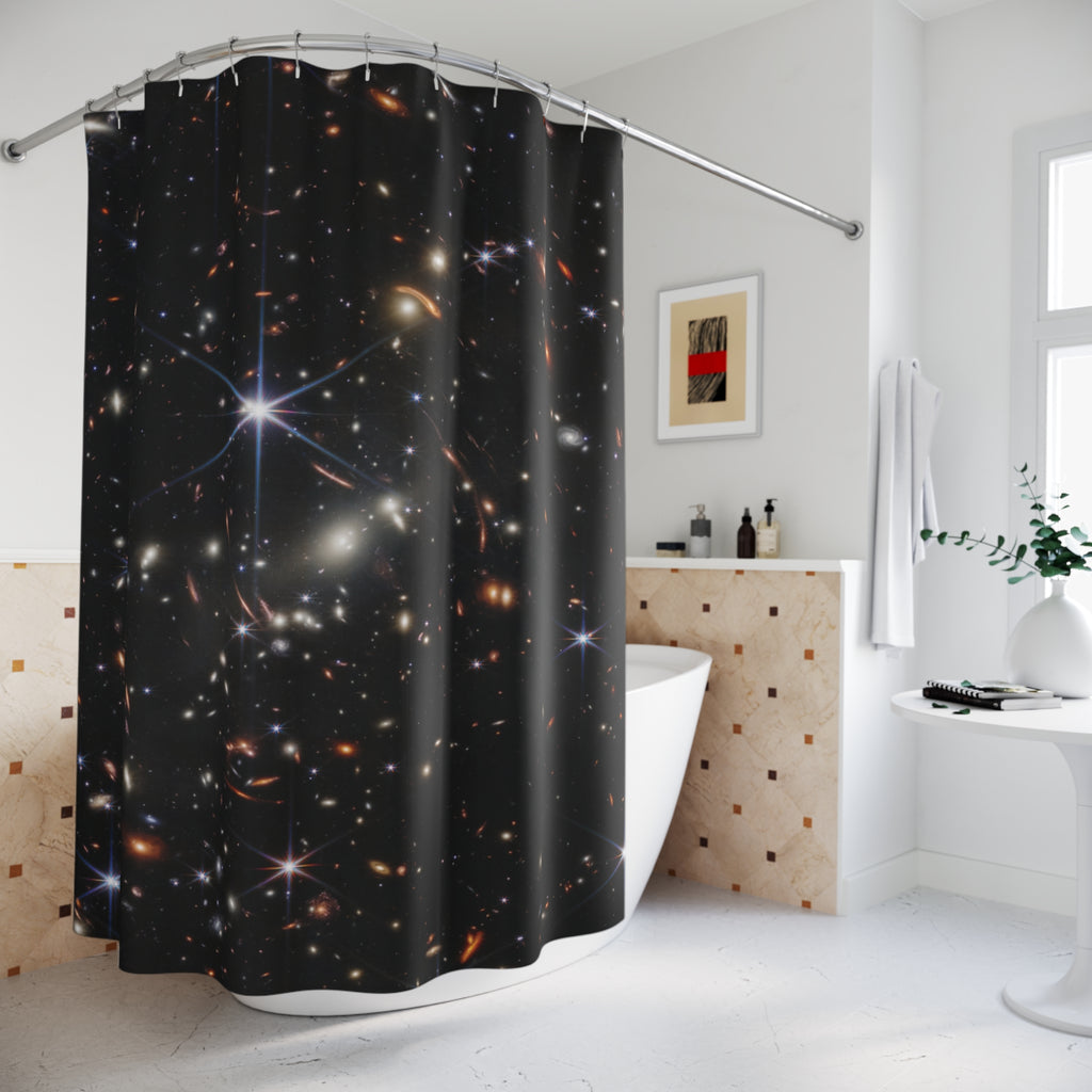 James Webb Deep Field Shower Curtain