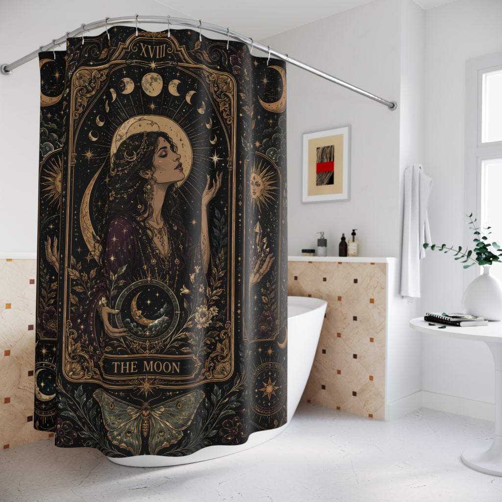 Tarot Shower Curtain: The Moon
