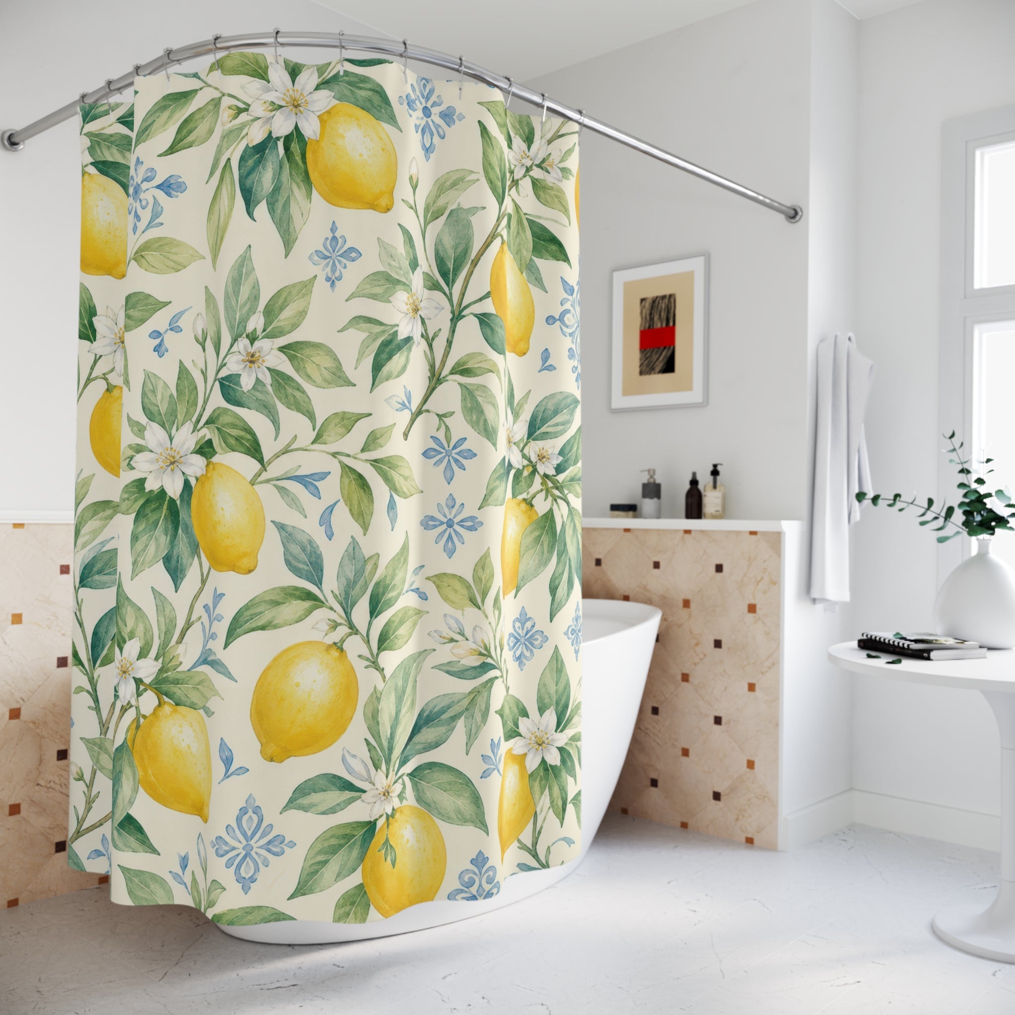 Lemon Branch Shower Curtain