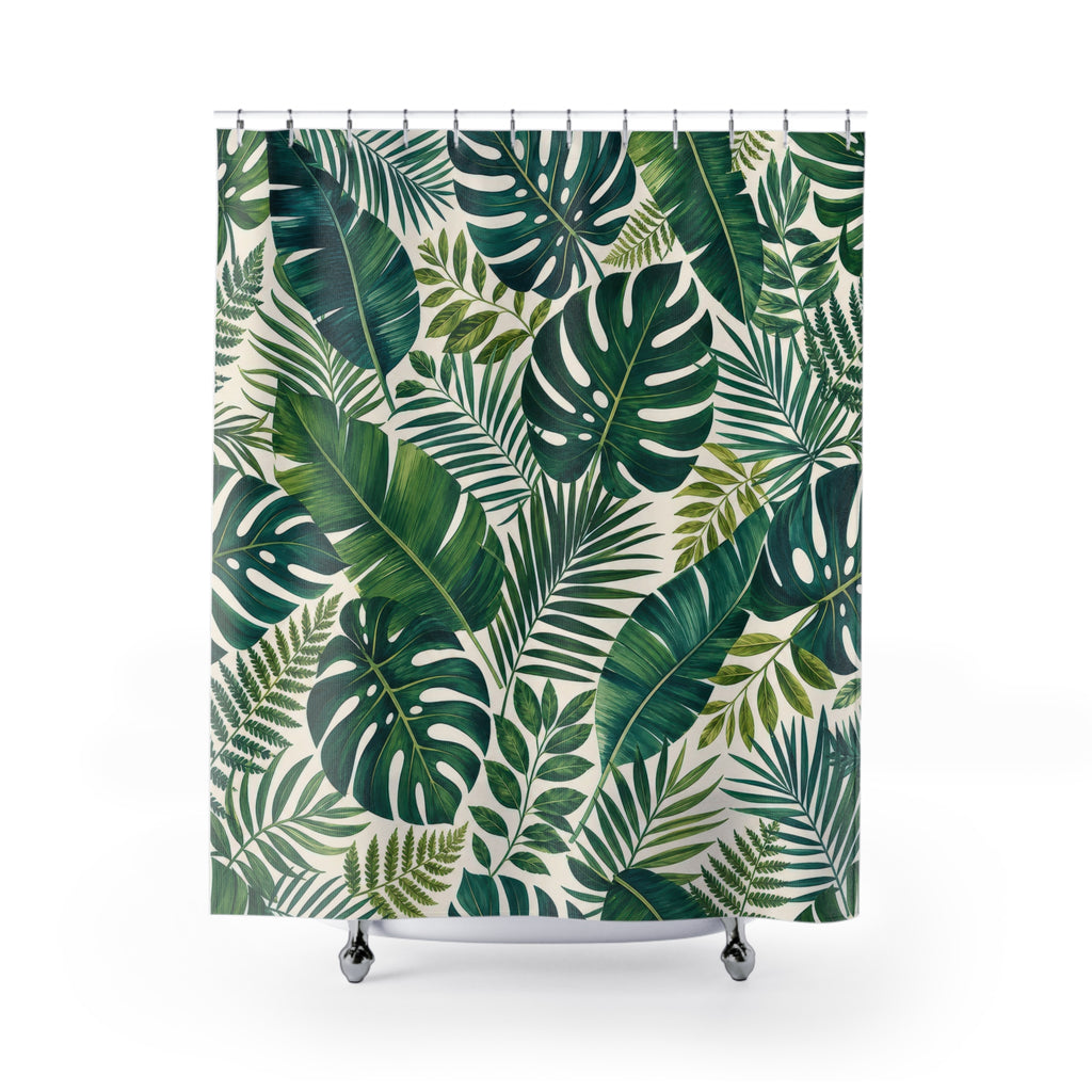 Palm Leaf Shower Curtain
