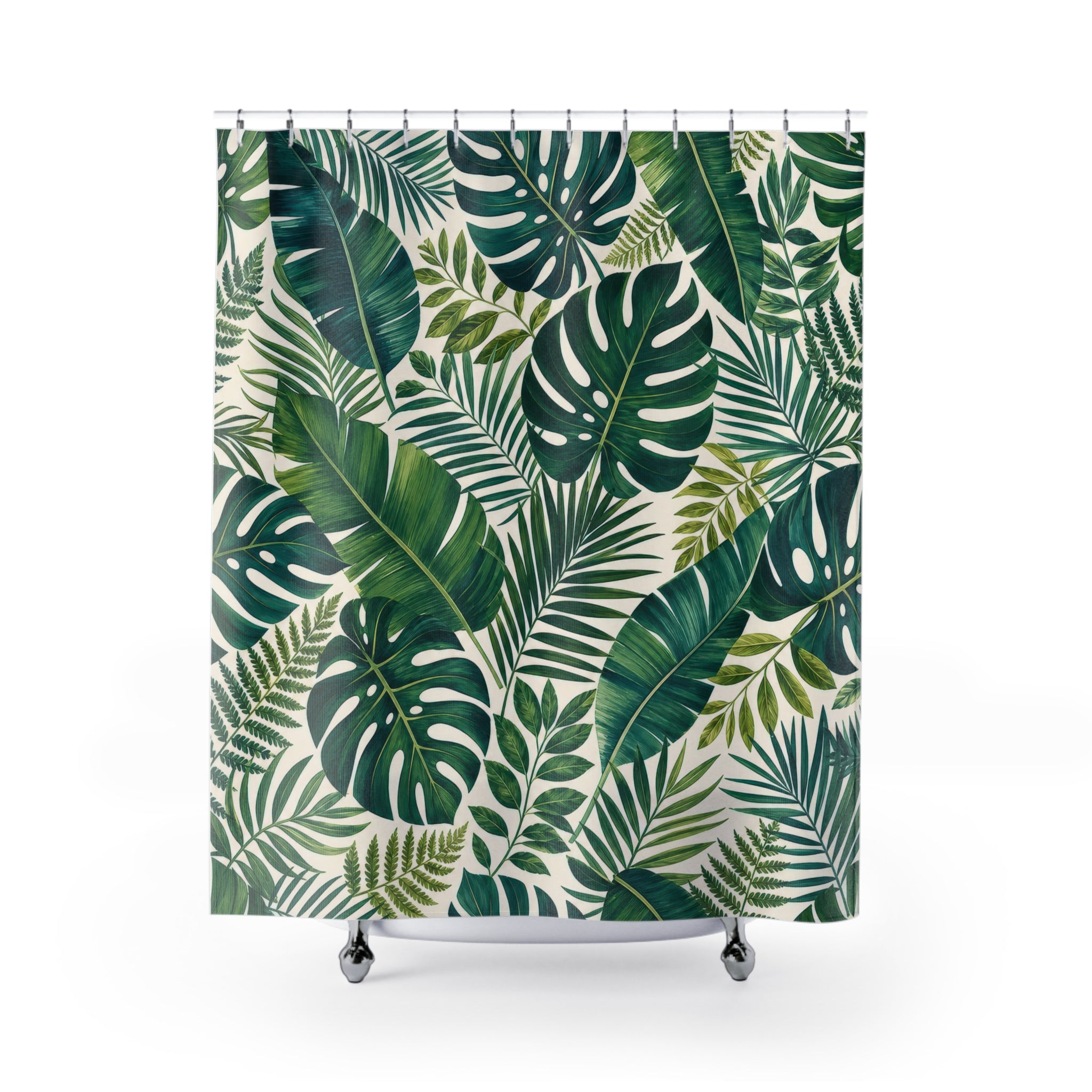 Palm Leaf Shower Curtain
