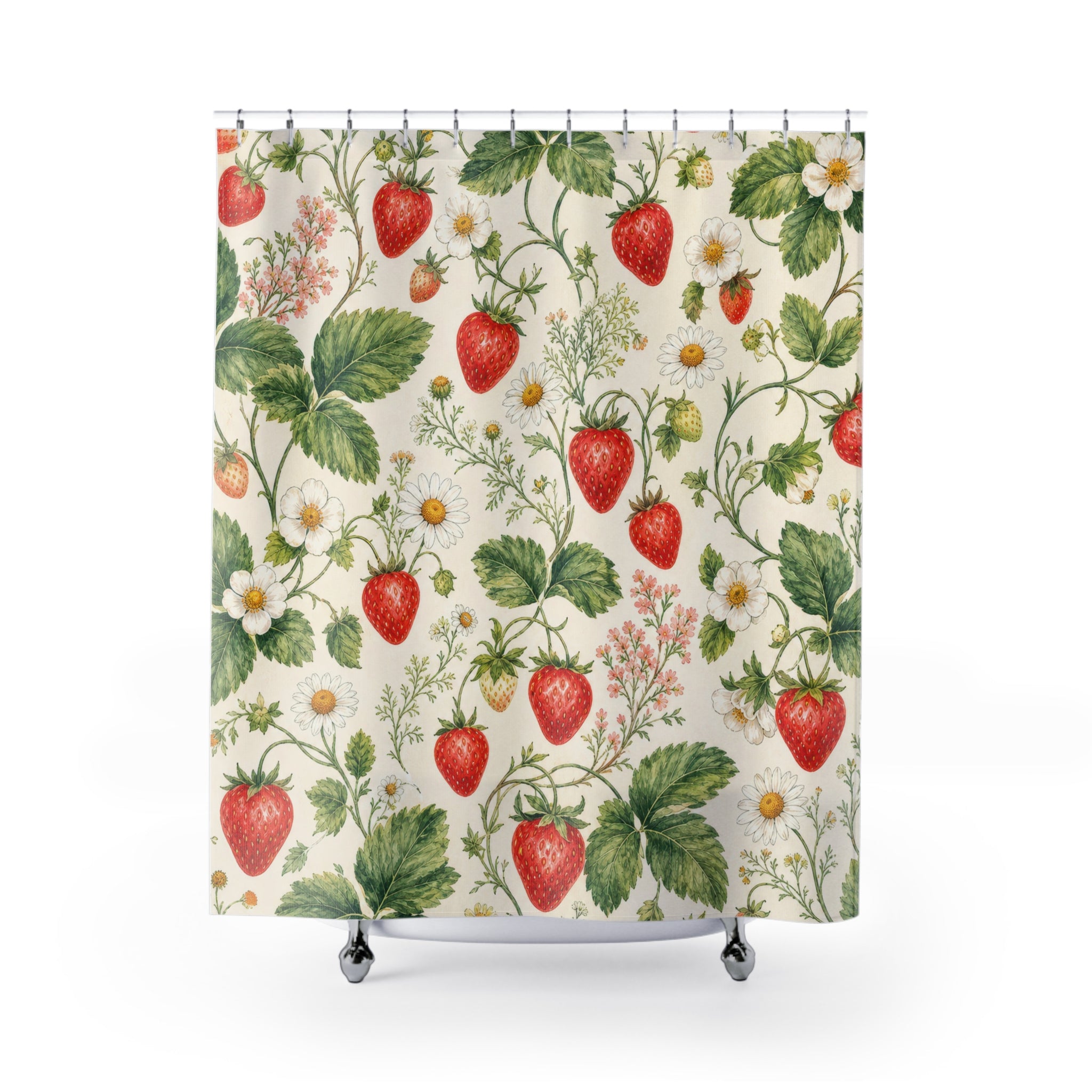 Strawberry Vine Shower Curtain