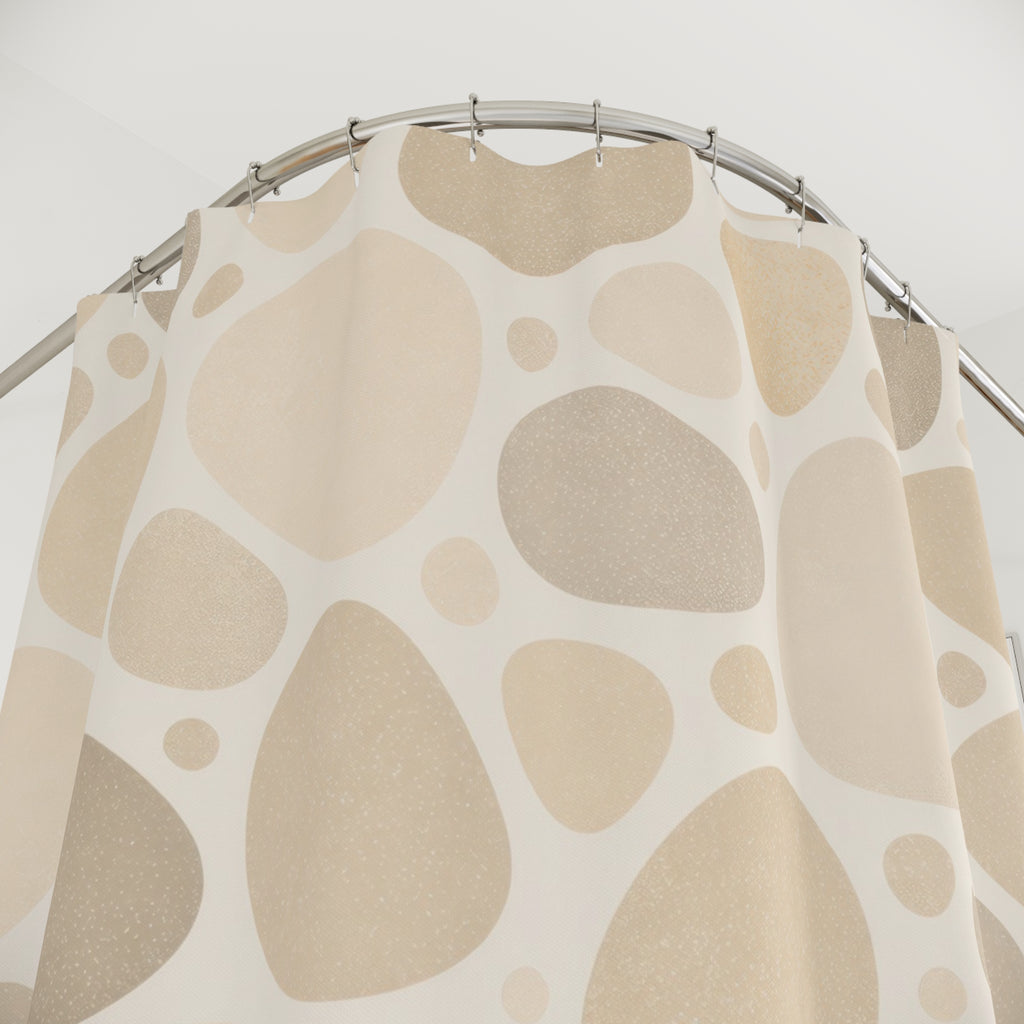 Organic Pebble Spot Shower Curtain