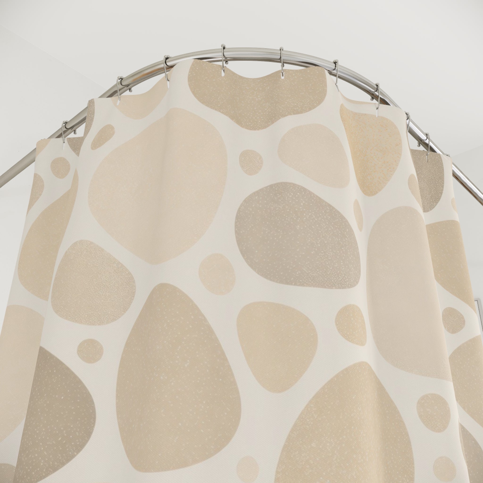 Organic Pebble Spot Shower Curtain