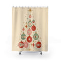 Vintage Christmas Shower Curtain
