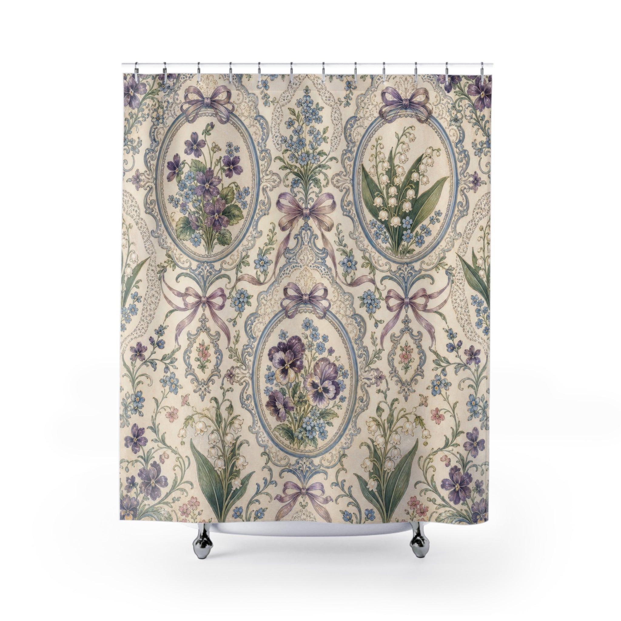 Lavender Locket Shower Curtain