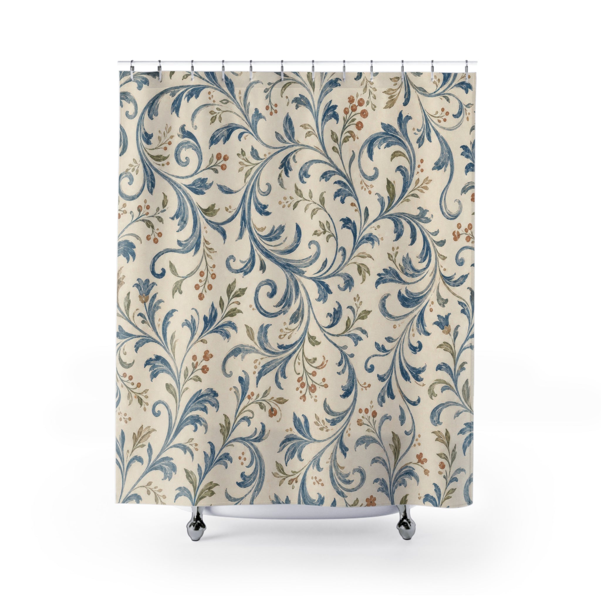 Vintage Botanical Vine Shower Curtain