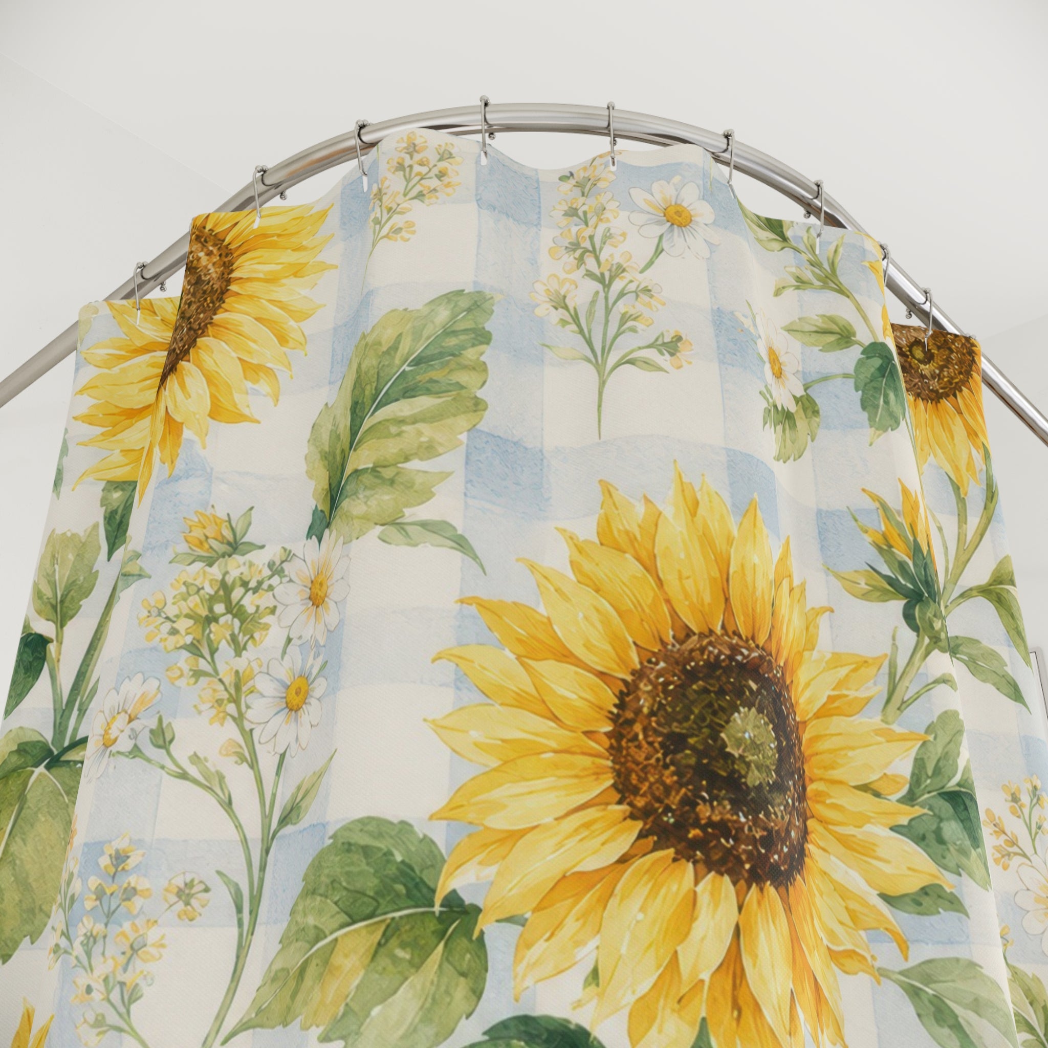 Yellow Sunflower Shower Curtain