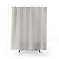 Farmhouse Herringbone Shower Curtain – Warm Grey